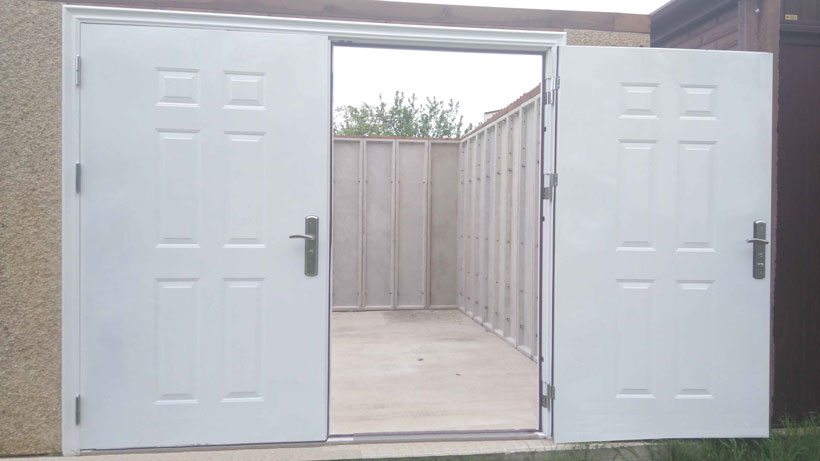 Fort Knox Georgian Open Barn Door