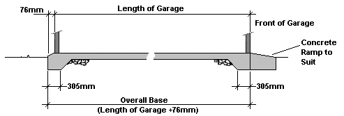 Garage Base Plan Drawing