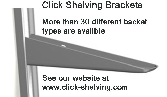 Click Shelving Brackets