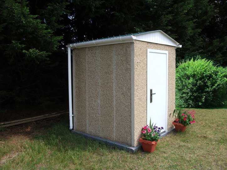 The Leofric Vertical Panel Concrete Shed