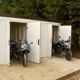 Flat Roof Concrete Garages