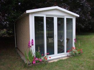 Leofric Garden Rooms with Sliding Glass Doors