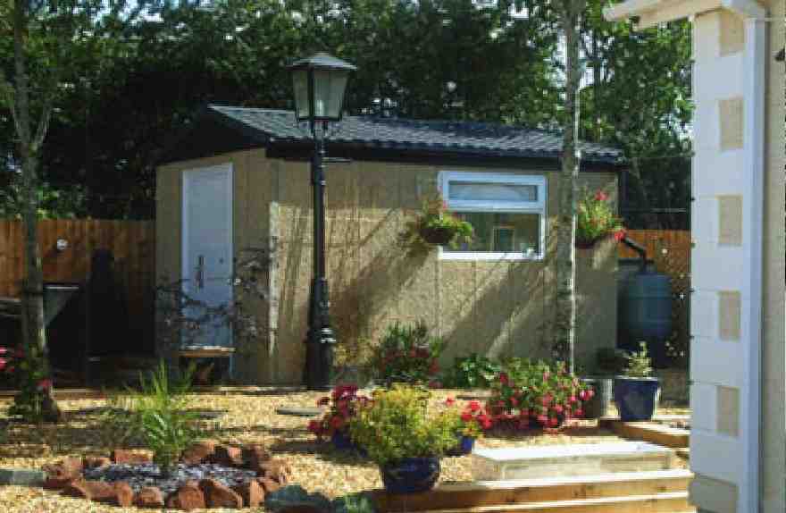 Norton concrete shed in a wonderful garden
